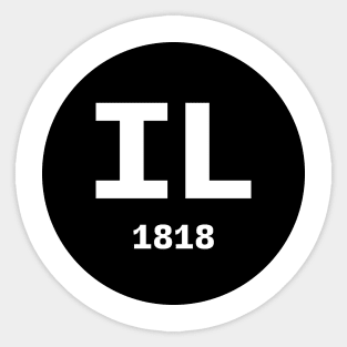 Illinois | IL 1818 Sticker